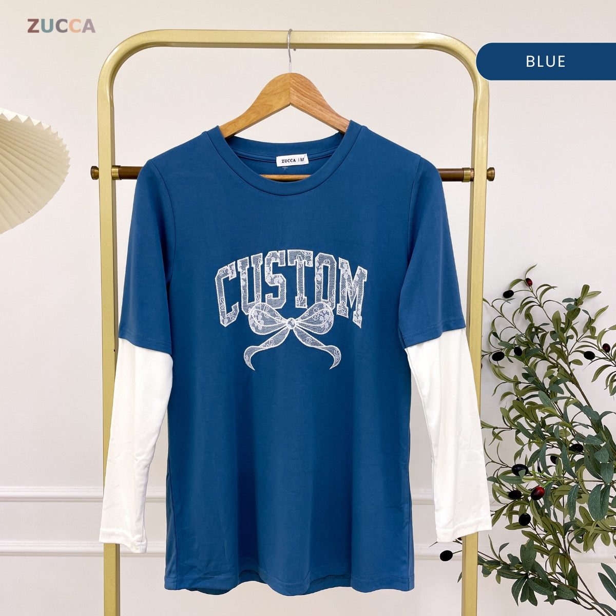 ZUCCA SENROSE KASUAL WOMEN SHIRT LAYERED SLEEVE - MA125