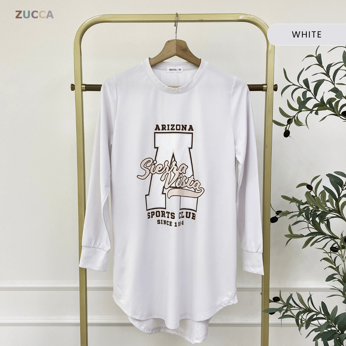 ZUCCA IZANI WOMEN LONG BLOUSE PRINTED LONG SLEEVE - MA129