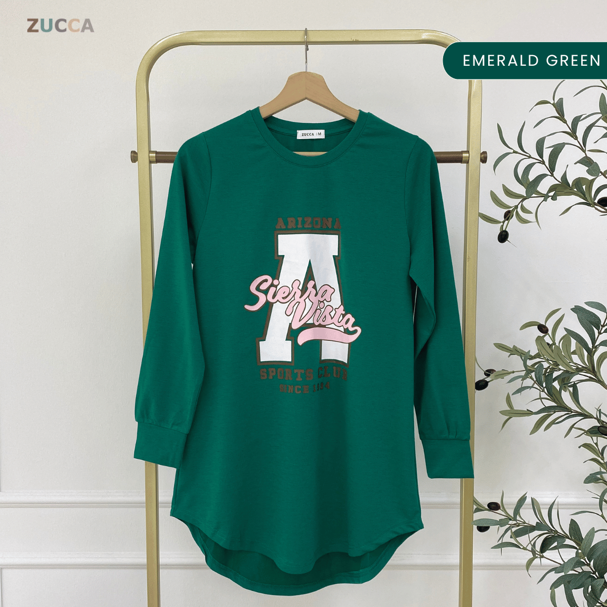 ZUCCA IZANI WOMEN LONG BLOUSE PRINTED LONG SLEEVE - MA129