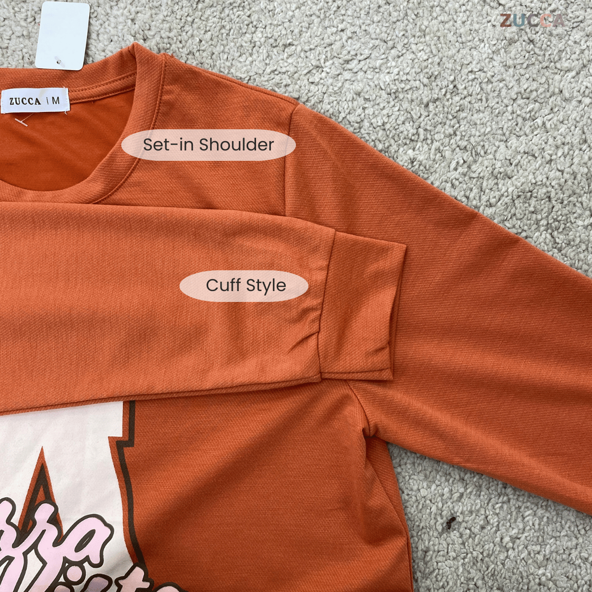 ZUCCA IZANI WOMEN LONG BLOUSE PRINTED LONG SLEEVE - MA129