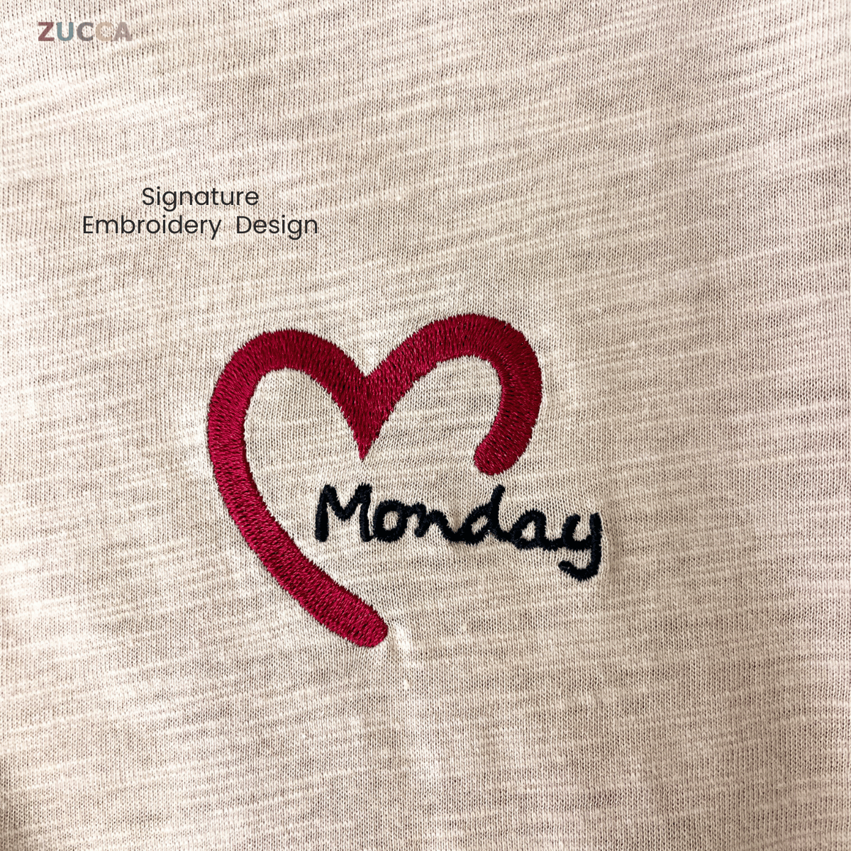 ZUCCA MAHANI COMFY HEARTWEAR LONG TEE-MA130