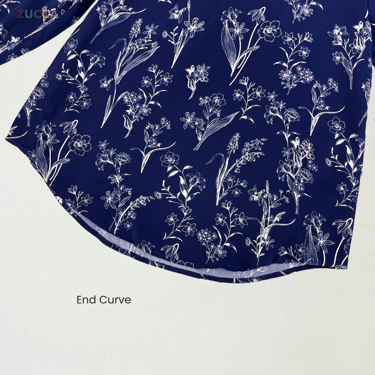 ZUCCA ASYIQIN BLOUSE PEREMPUAN KASUAL FLORAL DESIGN - MA136