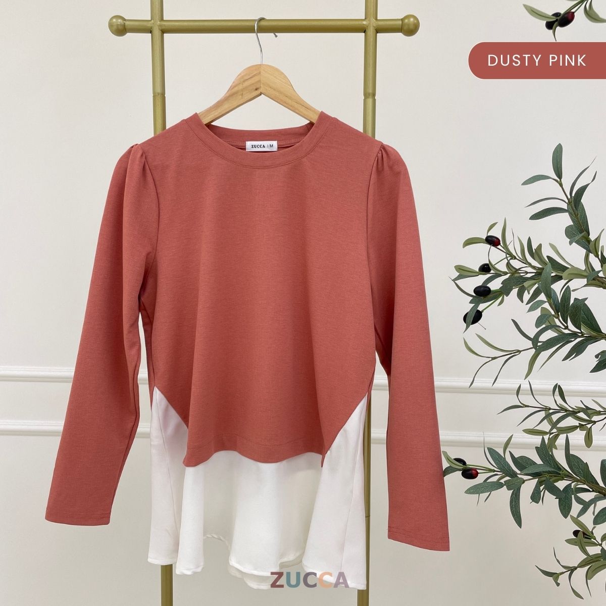 ZUCCA SUZY WOMEN KASUAL BLOUSE LONG SLEEVE - MA137