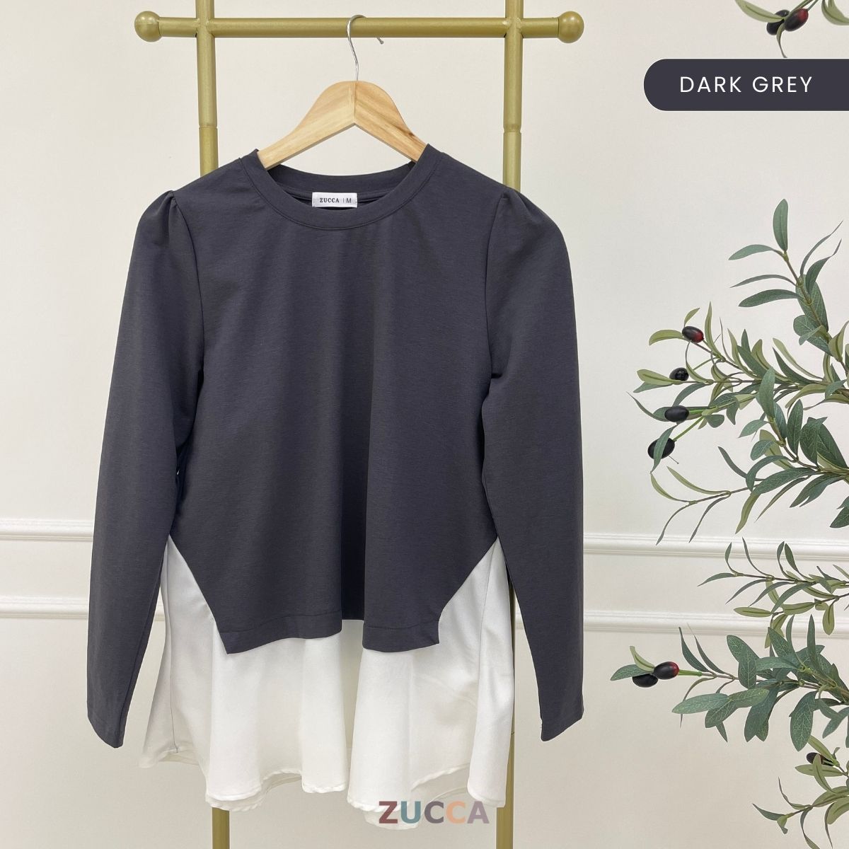 ZUCCA SUZY WOMEN KASUAL BLOUSE LONG SLEEVE - MA137