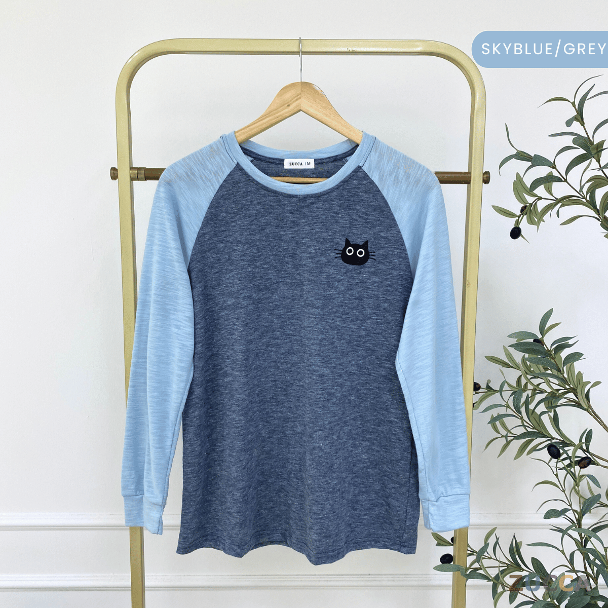 ZUCCA SAMIRA TWO-TONED WOMEN KASUAL SHIRT - MA141