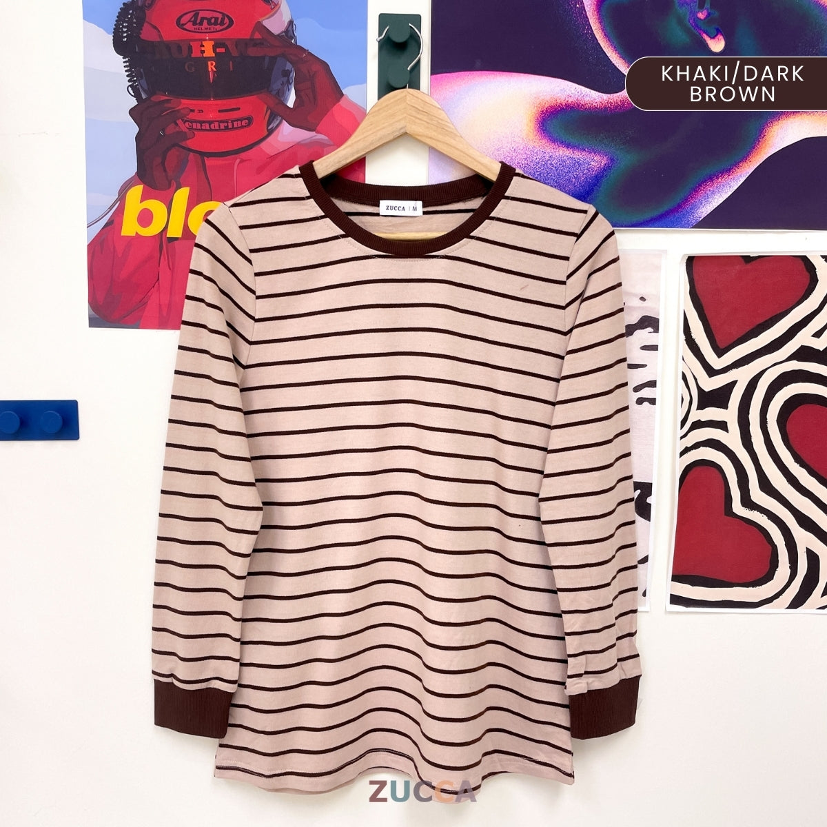 ZUCCA ERISA KASUAL WOMEN STRIPE SHIRT - MA157