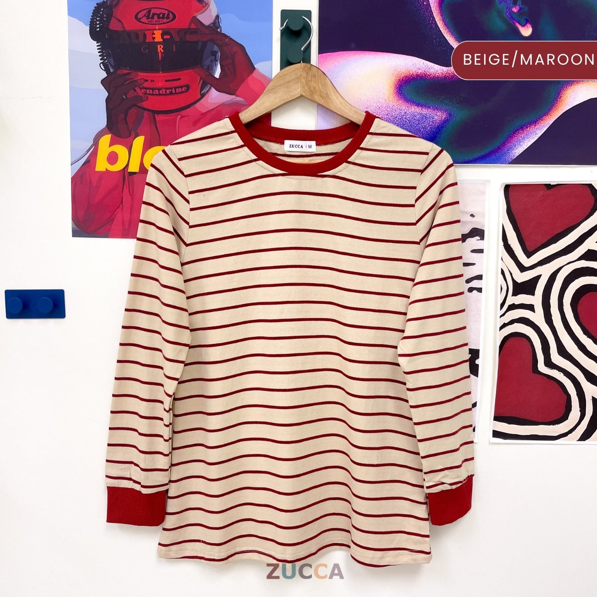 ZUCCA ERISA KASUAL WOMEN STRIPE SHIRT - MA157