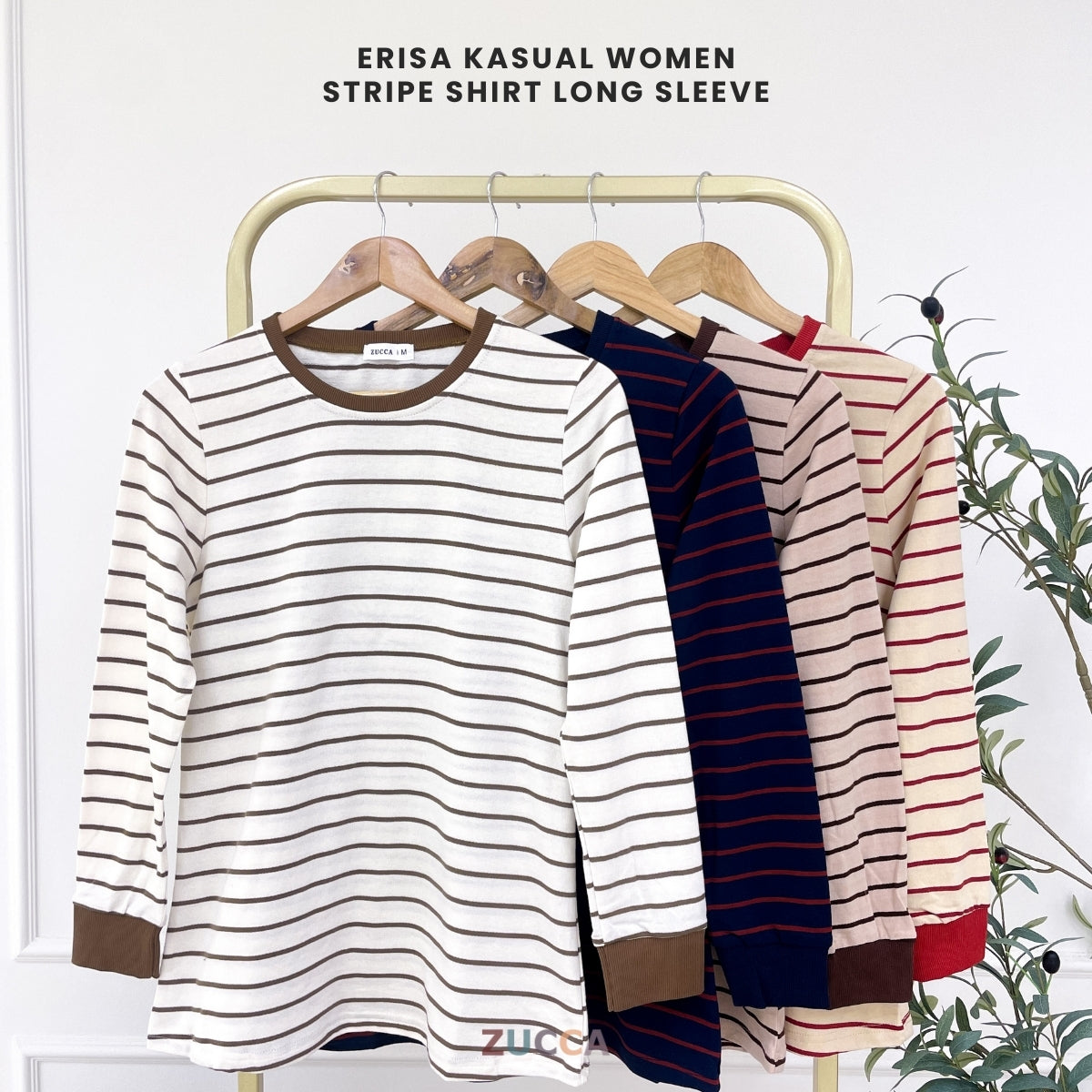 ZUCCA ERISA KASUAL WOMEN STRIPE SHIRT - MA157