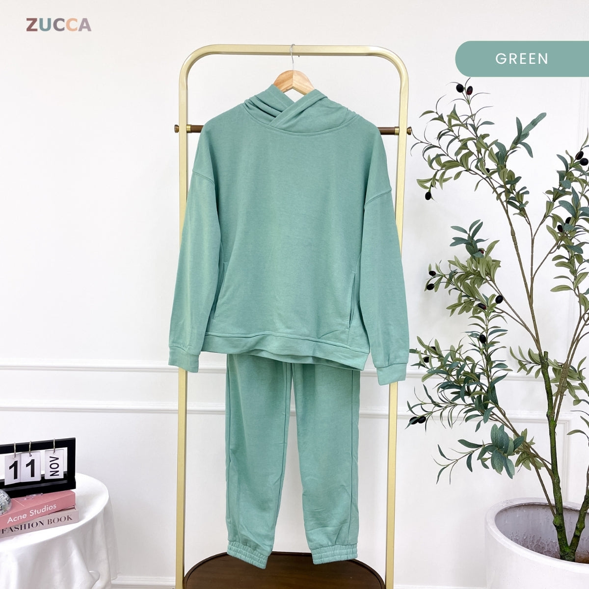ZUCCA NATALIA WOMEN SWEATSHIRT SET TOP PANTS - MAC1001