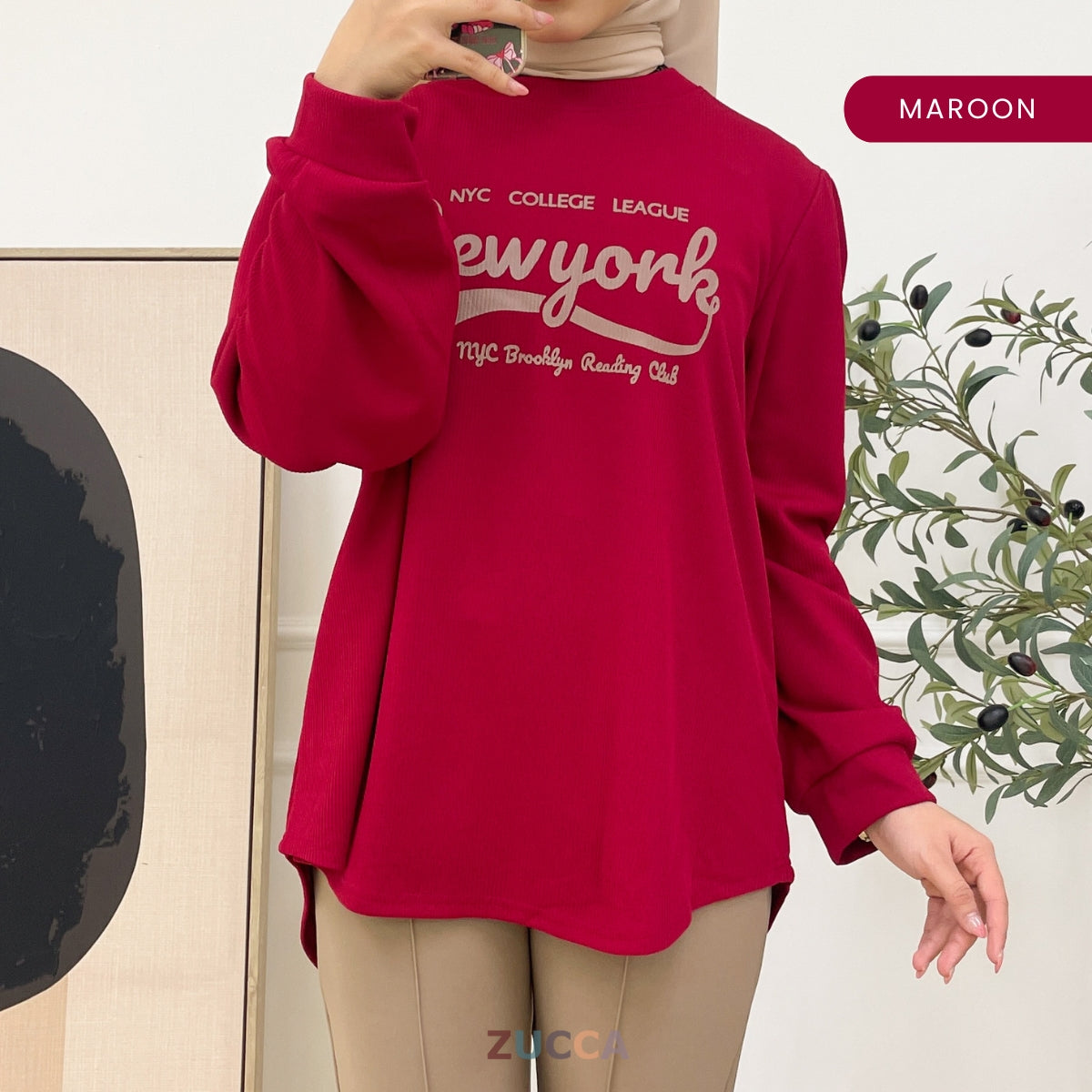 ZUCCA DALINIA CASUAL PRINT SHIRT - DM141