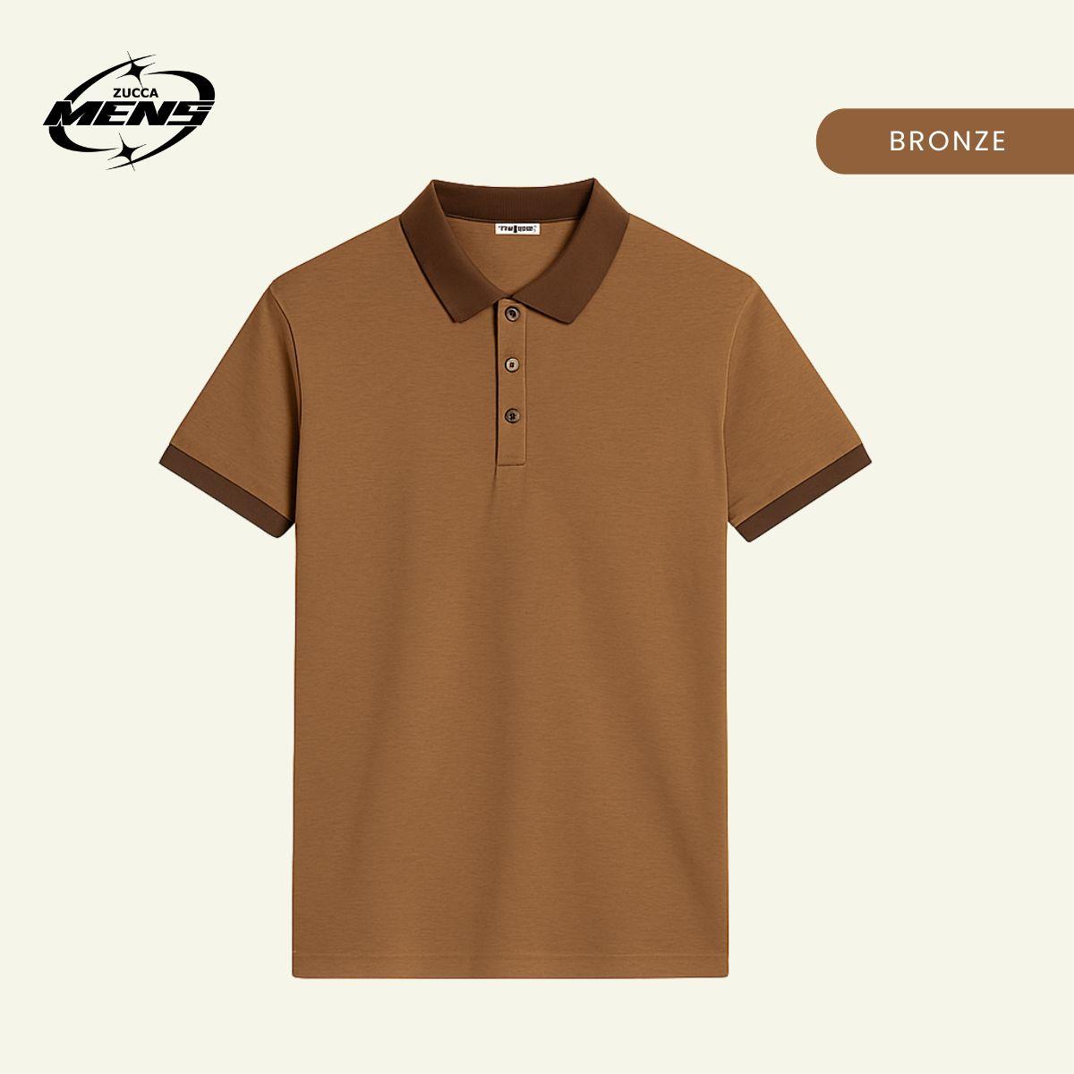 ZUCCA AMMAR CASUAL COLLAR MEN T-SHIRT -MC1006 BAJU LELAKI