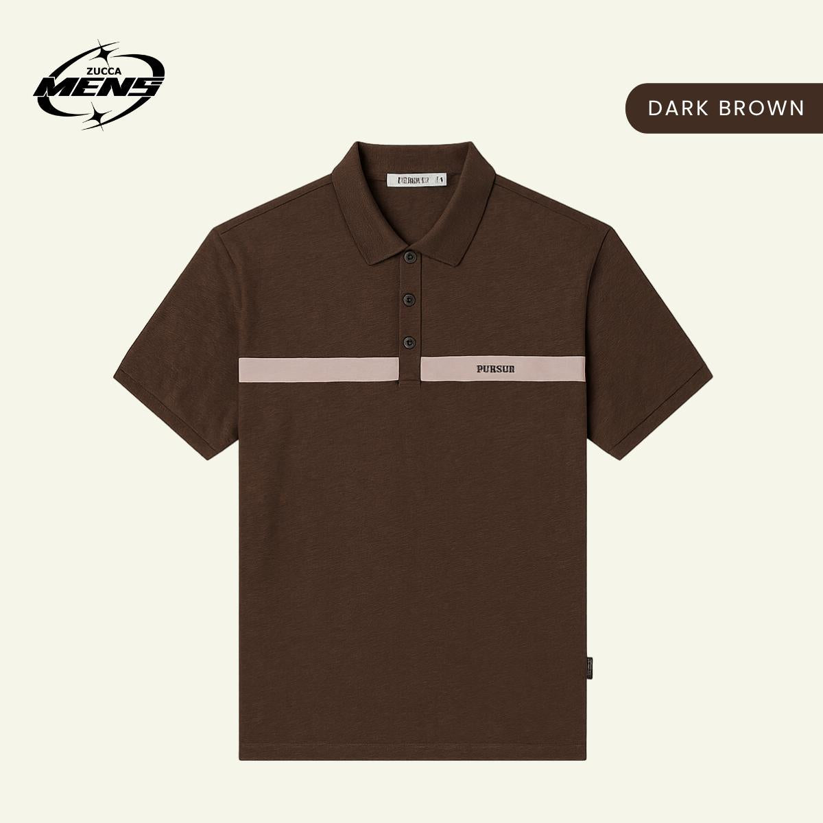 ZUCCA IZAT CASUAL TWO-TONED COLLAR SHIRT - MC1015 BAJU LELAKI