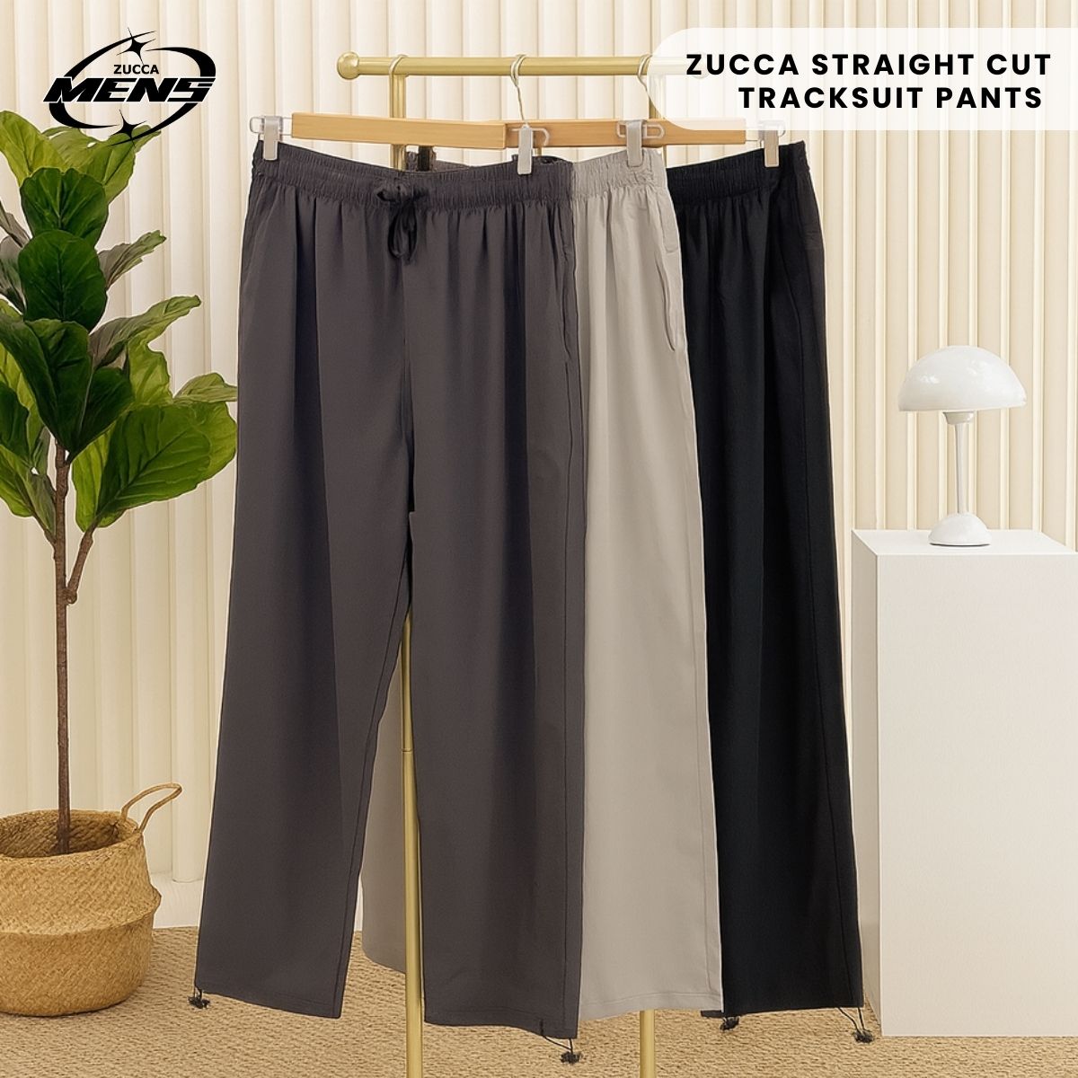 ZUCCA SELUAR TREK SUKAN LATIHAN M-5XL STRAIGHT CUT TRAINING PANTS TRACKSUIT - MCP2001