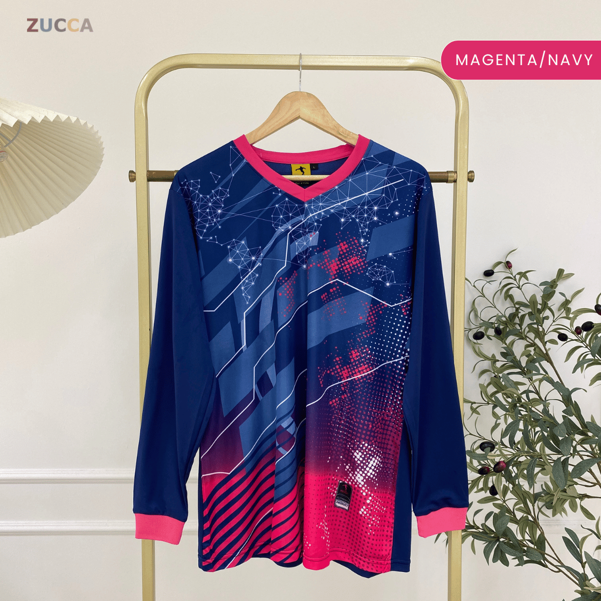 ZUCCA ASTRA UNISEX V-NECK SPORTWEAR JERSEY-MC1021