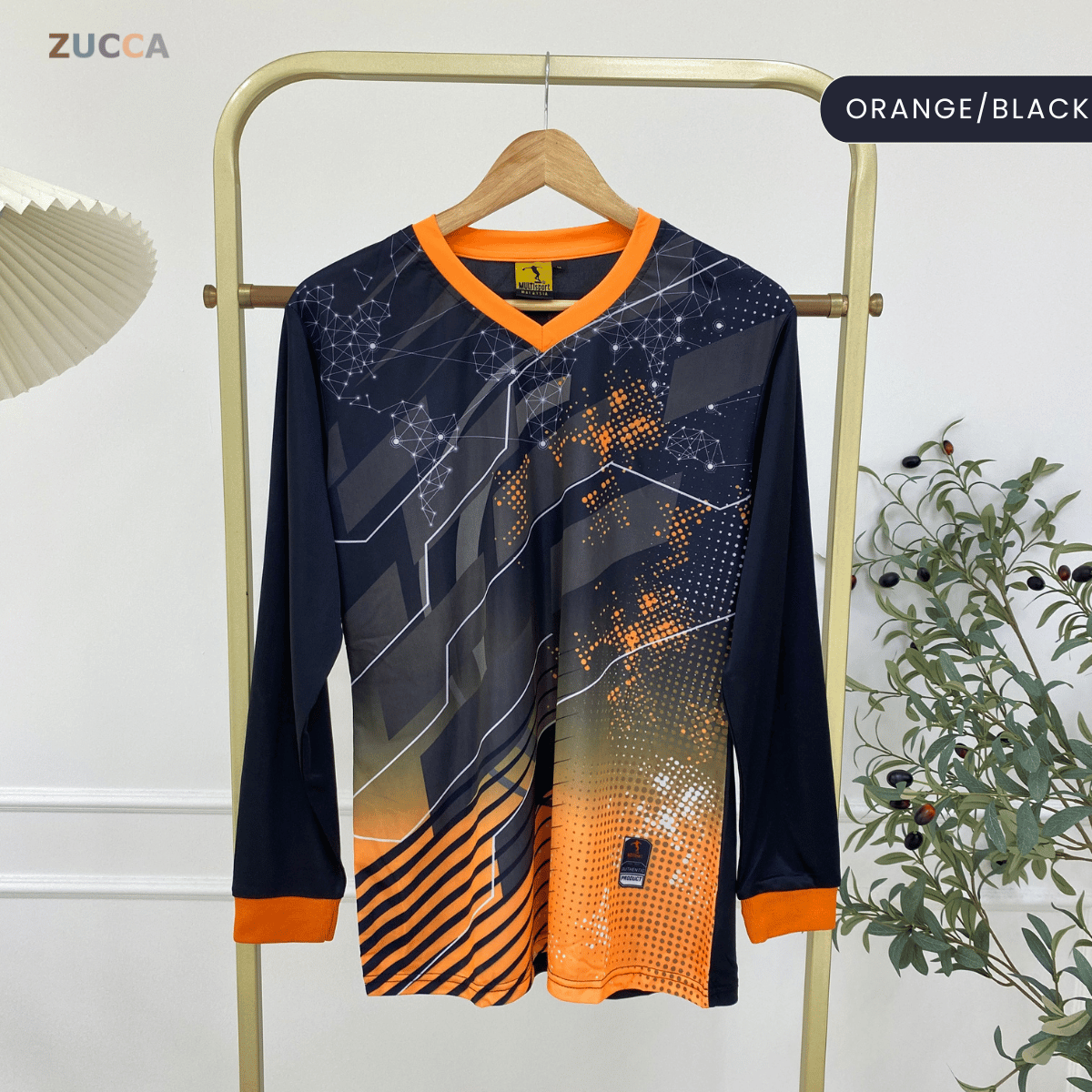 ZUCCA ASTRA UNISEX V-NECK SPORTWEAR JERSEY-MC1021