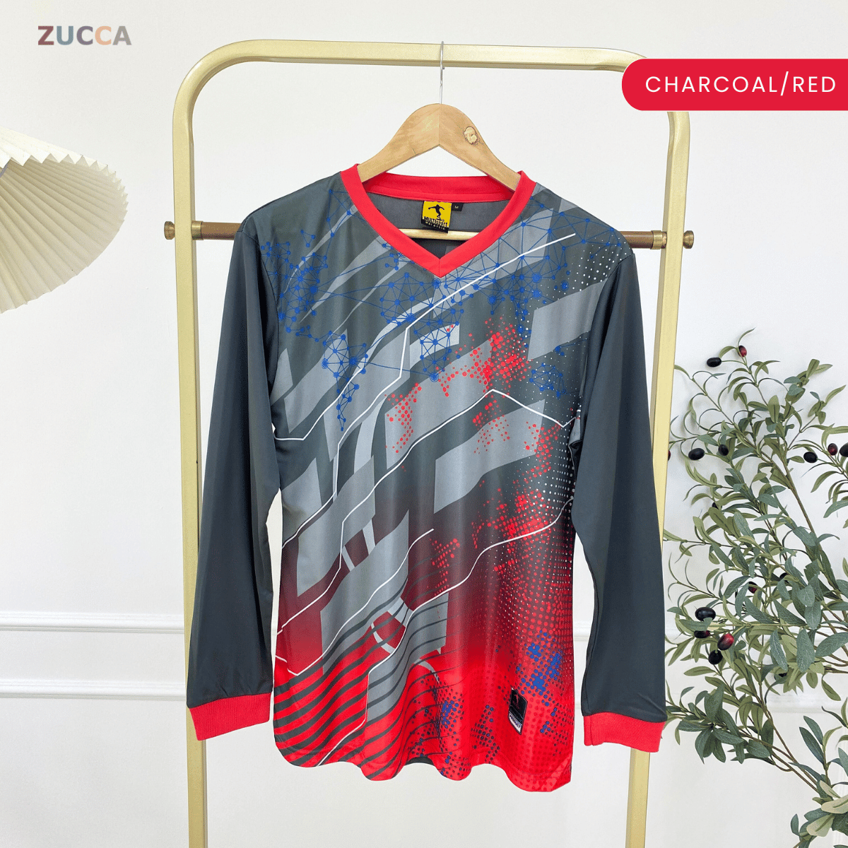 ZUCCA ASTRA UNISEX V-NECK SPORTWEAR JERSEY-MC1021