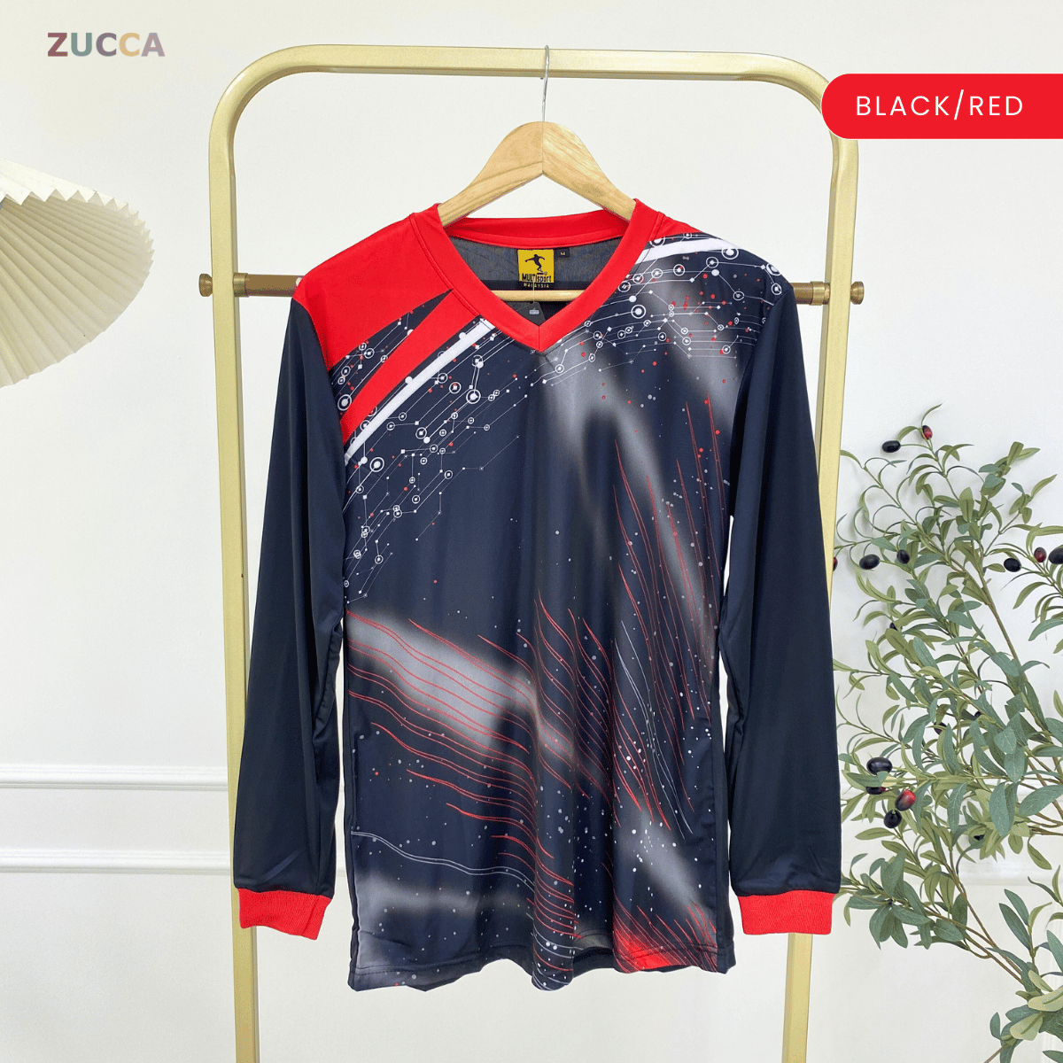 ZUCCA ASTRA UNISEX V-NECK SPORTWEAR JERSEY-MC1021