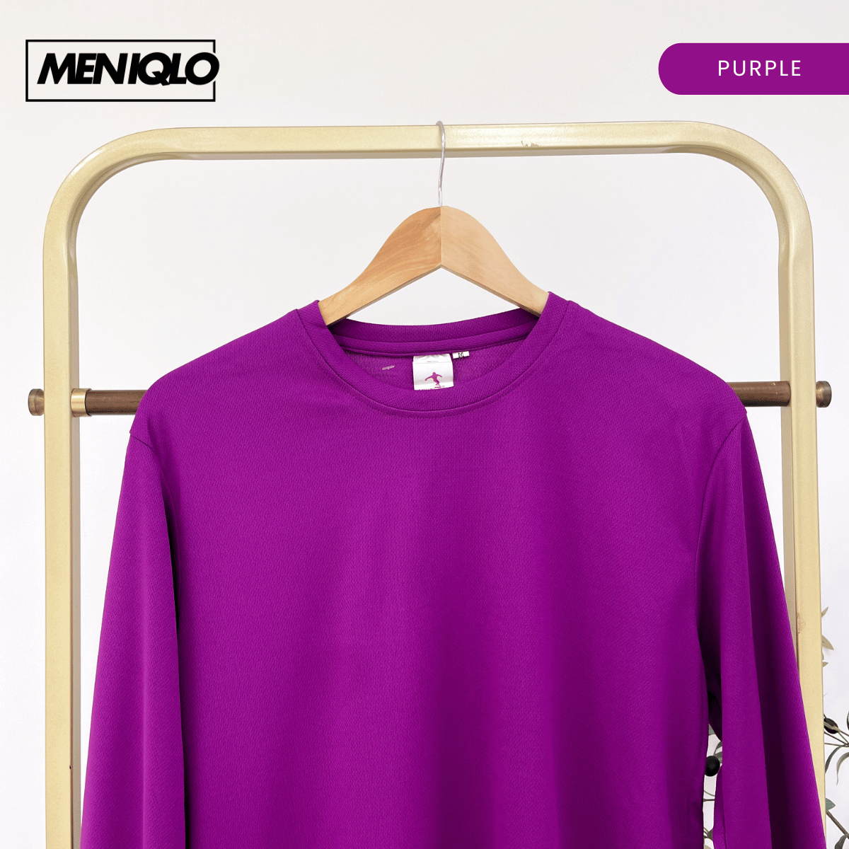 MENIQLO FELIX PLAIN UNISEX SHIRT LENGAN PANJANG XS-6XL- MC1022