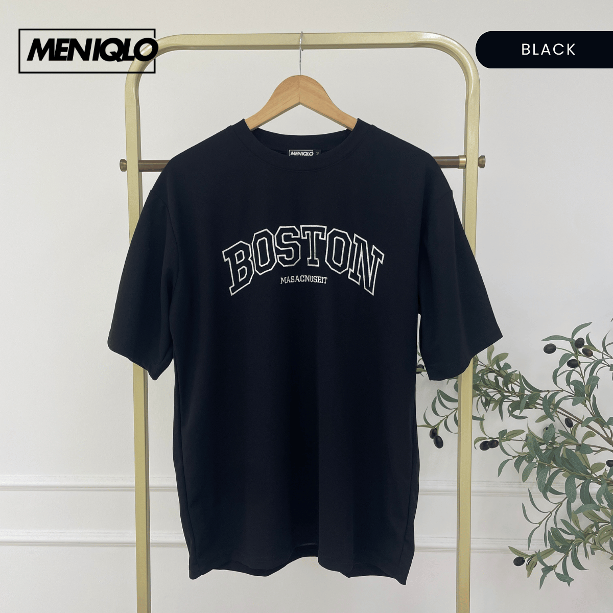 MENIQLO TYLER KASUAL MEN OVERSIZED T-SHIRT SHORT SLEEVE - MQ1002