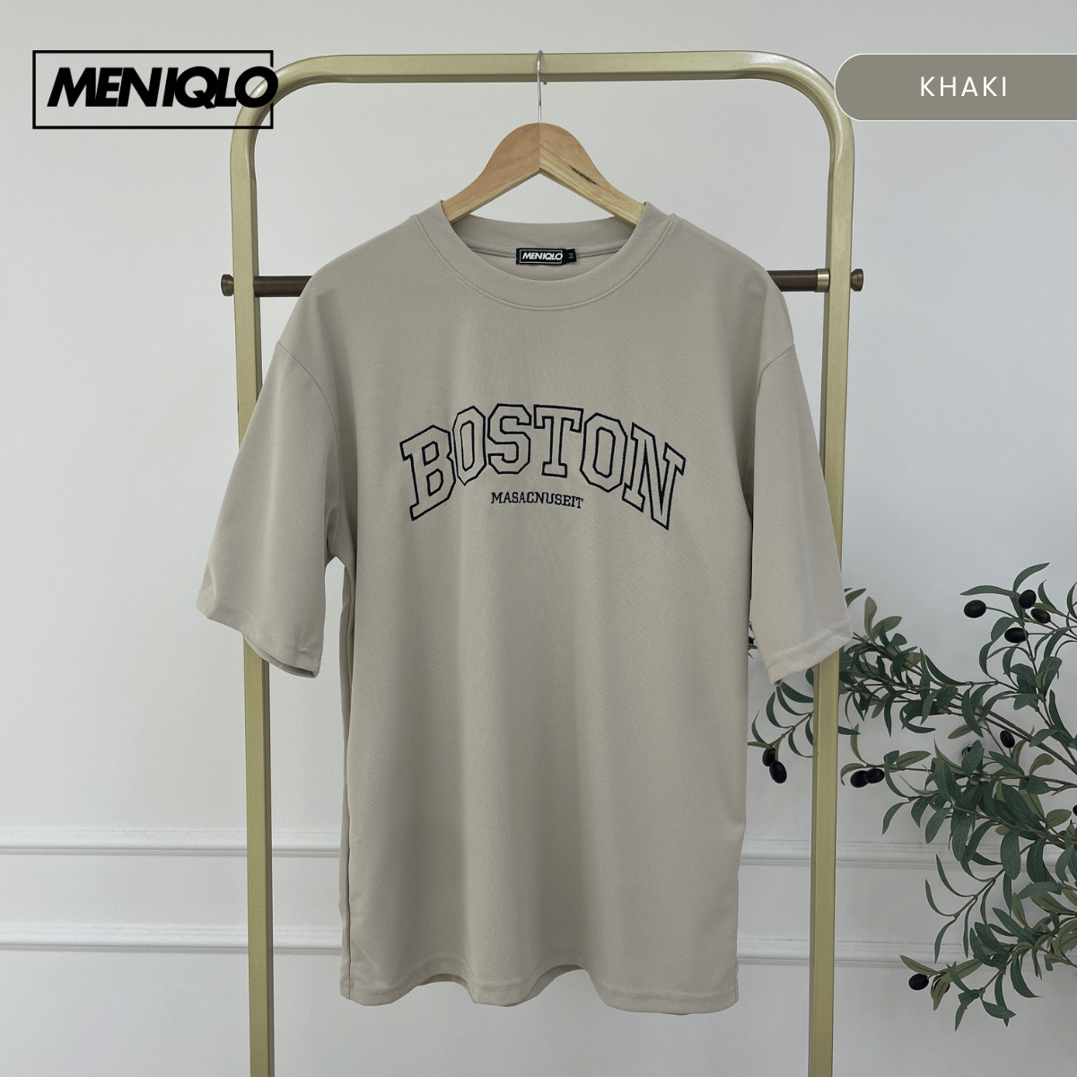 MENIQLO TYLER KASUAL MEN OVERSIZED T-SHIRT SHORT SLEEVE - MQ1002