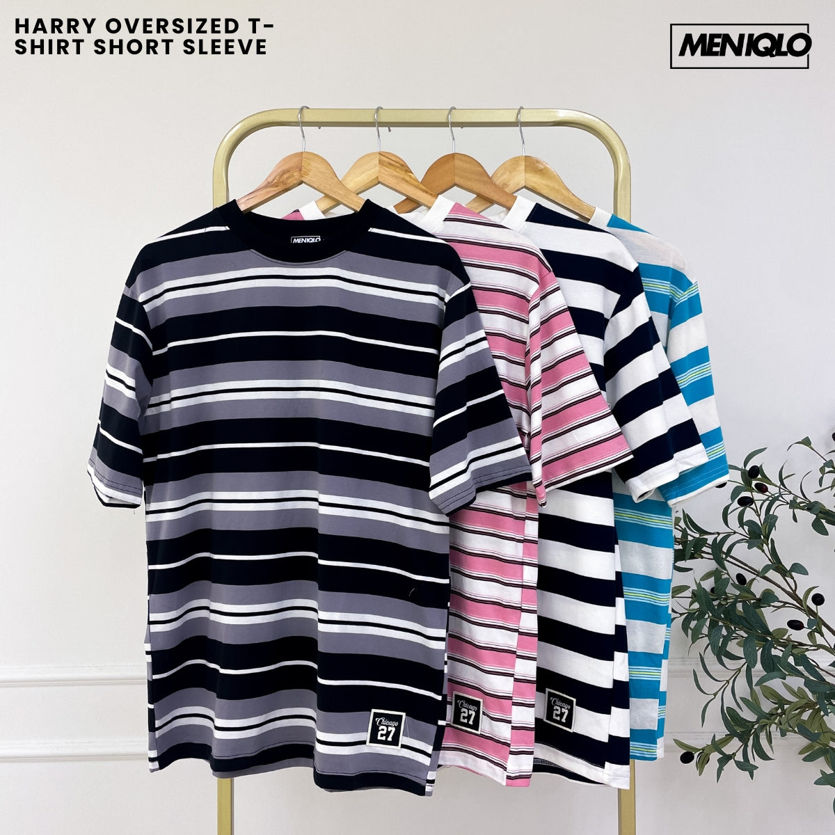 MENIQLO HARRY OVERSIZED T-SHIRT SHORT SLEEVE - MQ1004
