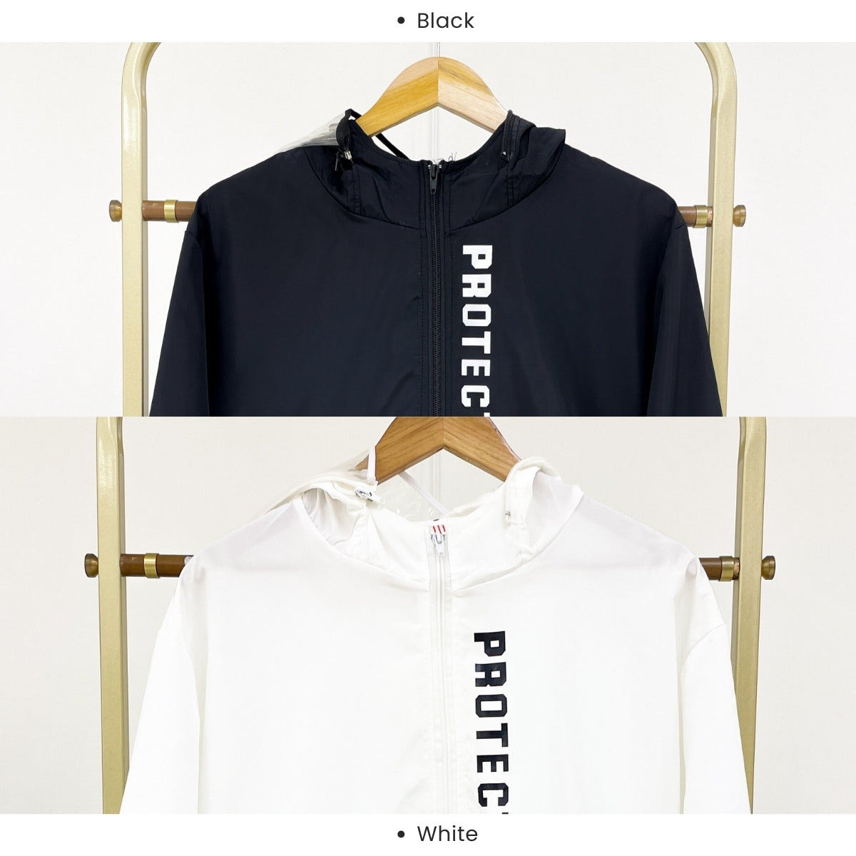 MENIQLO RAVEN HOODED WINDBREAKER BAJU LELAKI - MS005