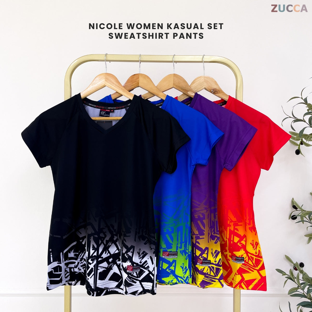 ZUCCA RYNA WOMEN SPORT WEAR LONG SLEEVE - MS013