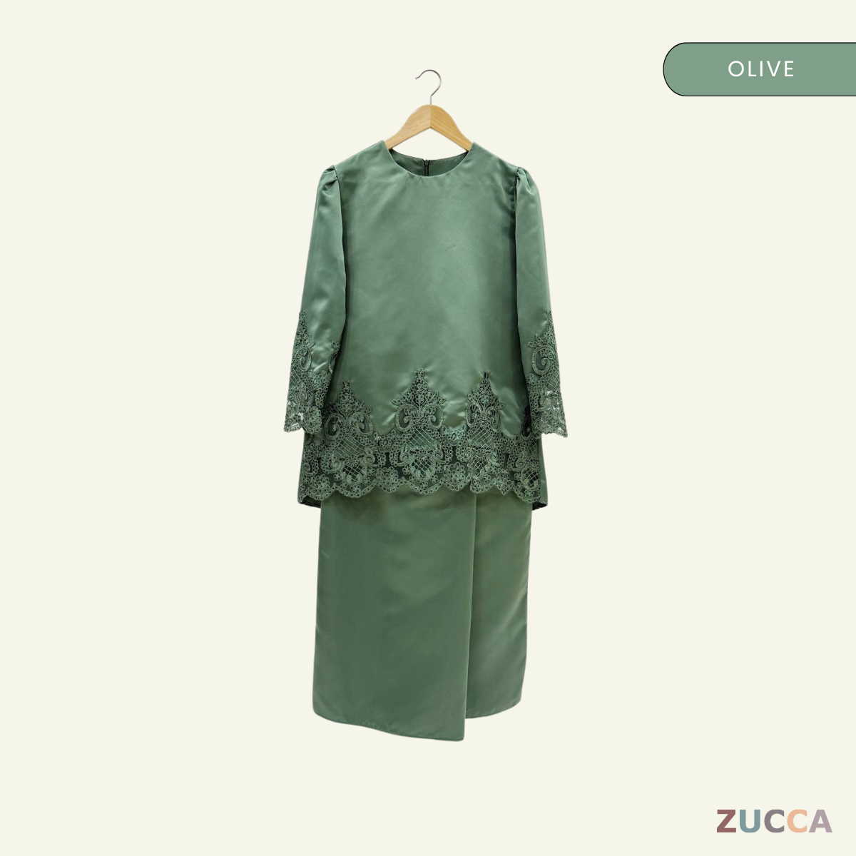 Zulaika Premium Kurung Moden Lace - ZW494