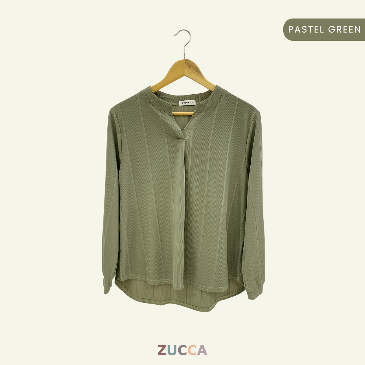 ZUCCA ALITA PLAIN WOMEN BLOUSE - DM065 KEMEJA WANITA OFFICEWEAR KOREAN STYLE