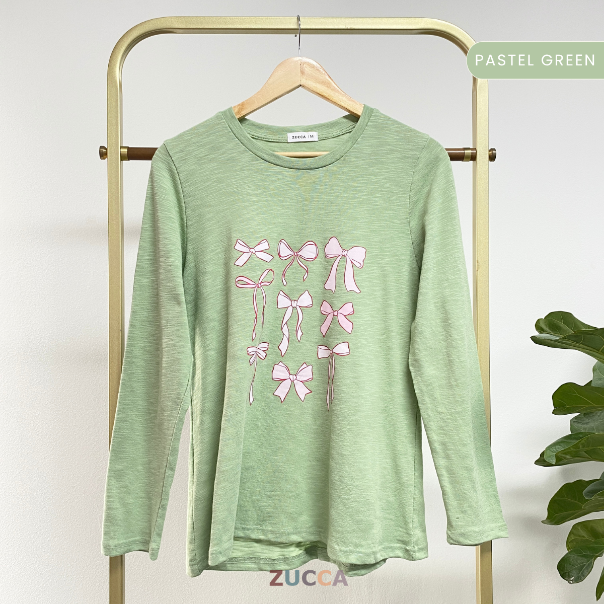 ZUCCA NADINA KEMEJA KASUAL BERCORAK REBEN – MA033 BAJU WANITA