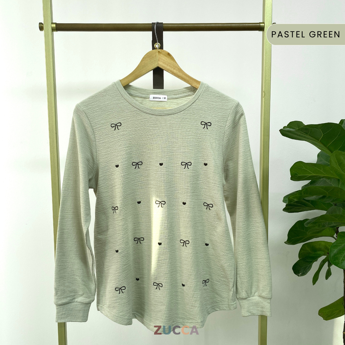 ZUCCA SHIDA BOW KNIT CASUAL SHIRT - MA050