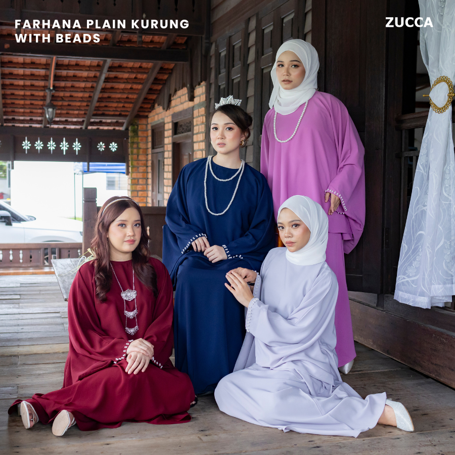 Farhana Kurung Pearl Batwing - PSRAYA001