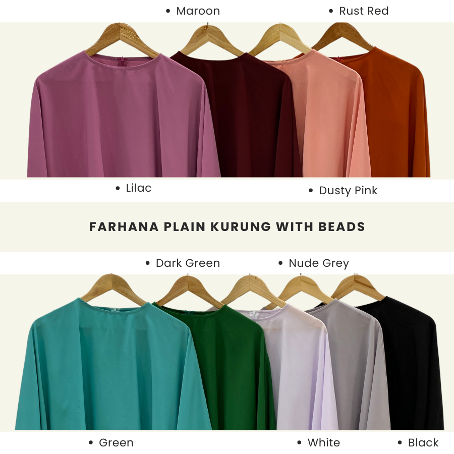 Farhana Kurung Pearl Batwing - PSRAYA001