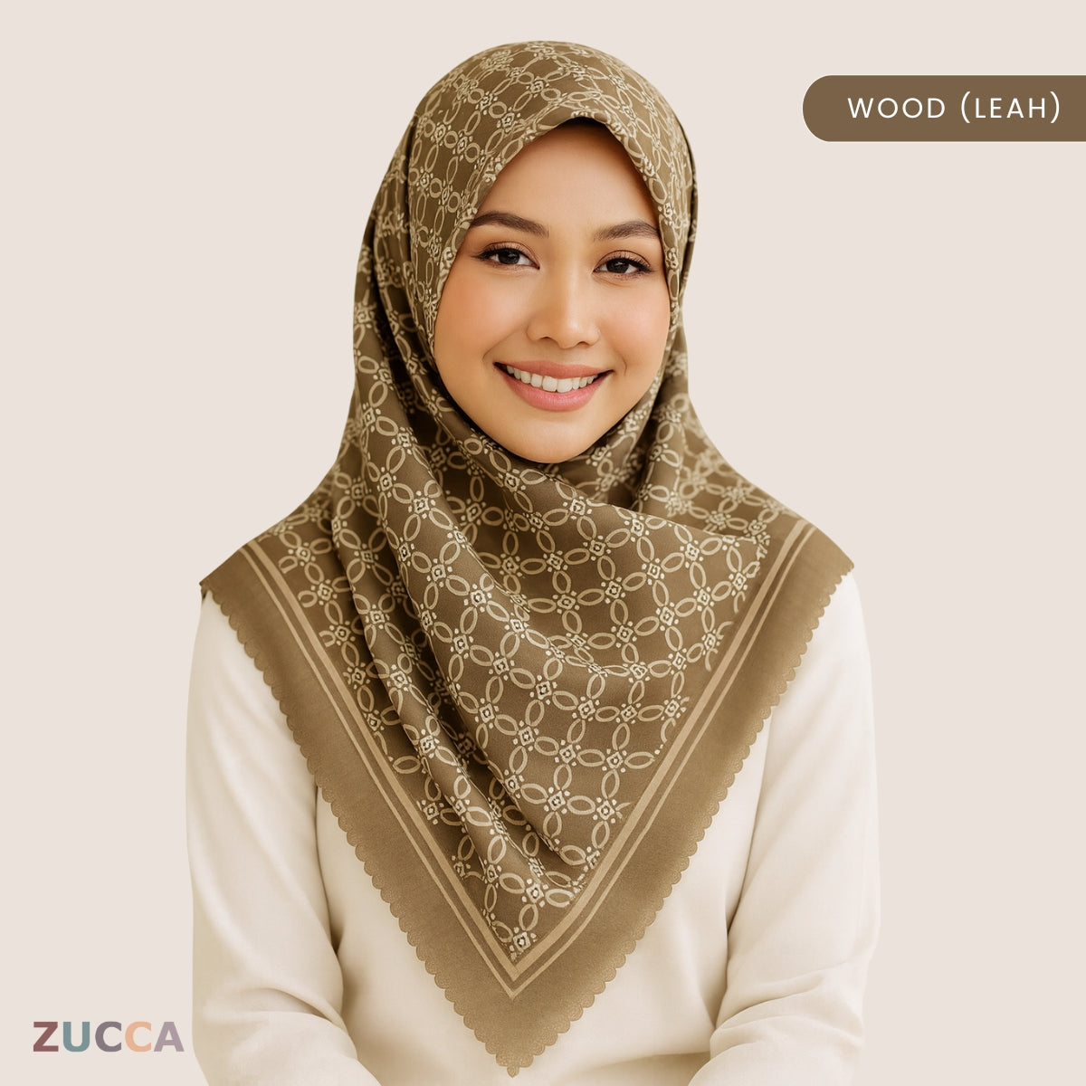 JULIANA HIJAB BAWAL FLORAL PRINTED VOILE - PSTU001