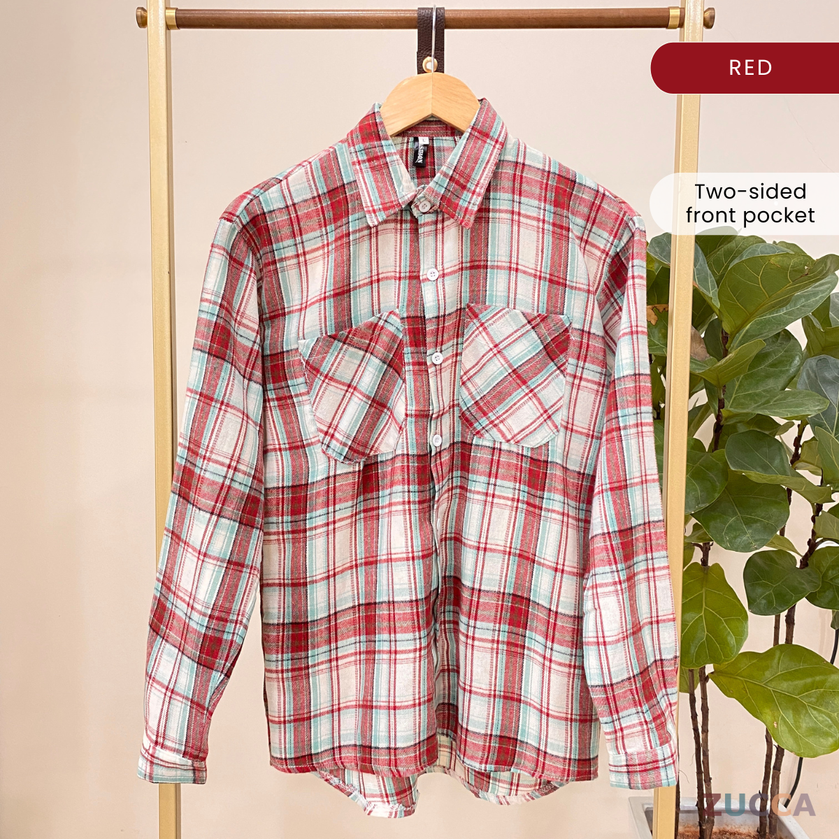 Felora Checkered Blouse Shirt - SU001