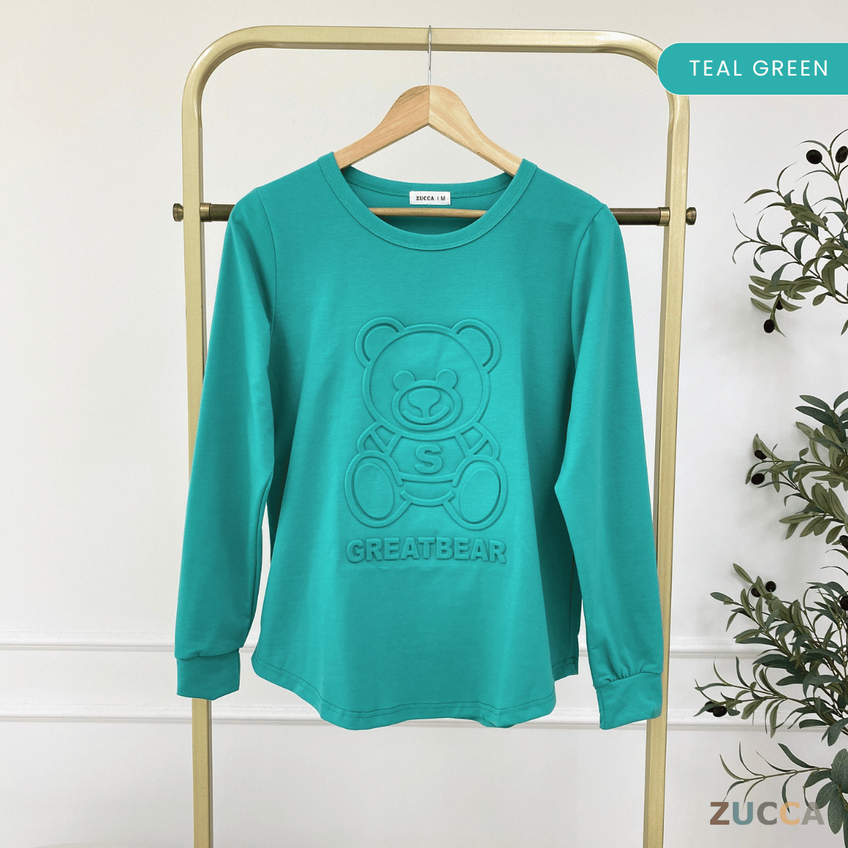 ZUCCA HERISA EMBOSSED VELVET CASUAL SHIRT BLOUSE - MA007