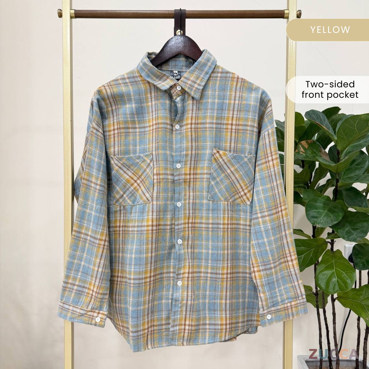 Felora Checkered Blouse Shirt - SU001