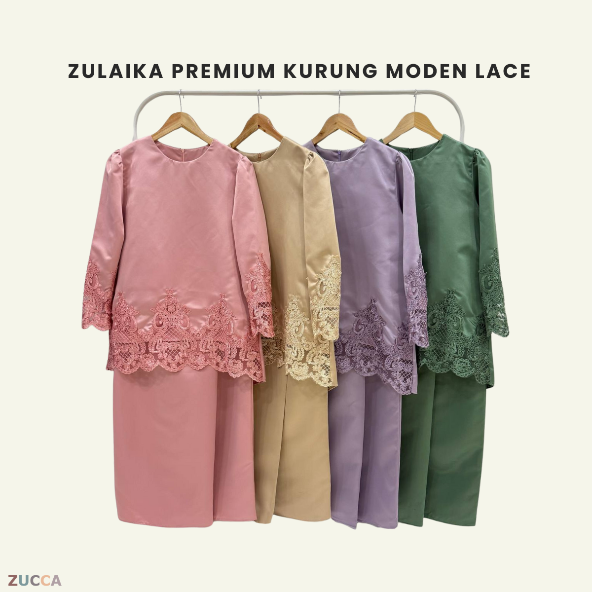 Zulaika Premium Kurung Moden Lace - ZW494