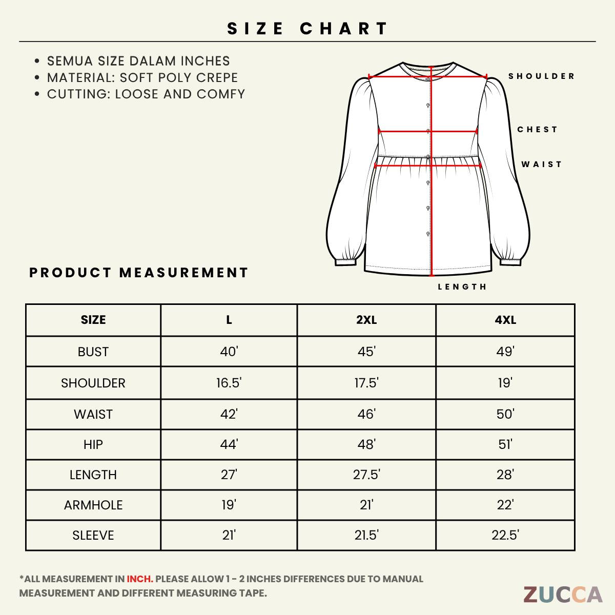 ZUCCA MARISSA BLOUSE BERCORAK FLORAL-DM119